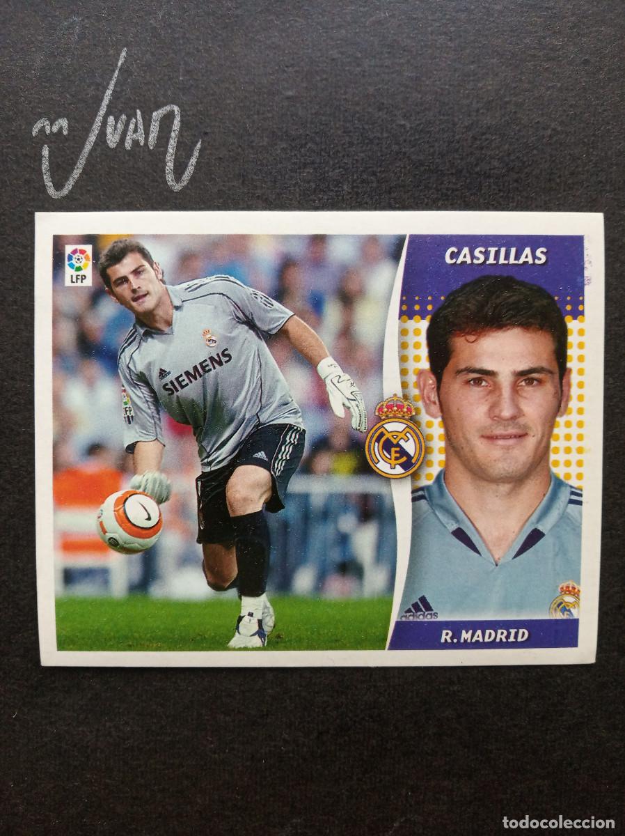 Cromos de f&uacute;tbol: IKER CASILLAS REAL MADRID ESPA&Ntilde;A ⚽ COLECCIONES ESTE &reg; 2006 2007 LIGA FUTBOL 06 07 SIN PEGAR NUNCA