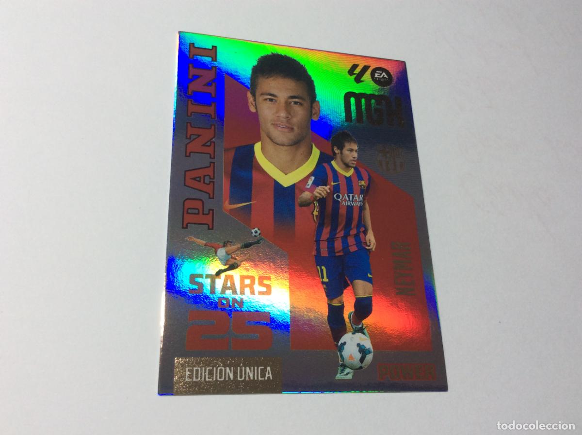 Cromos de f&uacute;tbol: 446 NEYMAR FC BARCELONA STARS ON 25 2026 2027 26 27 MGK Panini