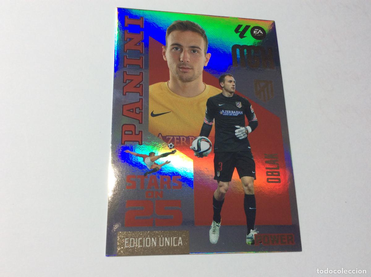 Cromos de f&uacute;tbol: 447 OBLAK ATLETICO MADRID STARS ON 25 2026 2027 26 27 MGK Panini