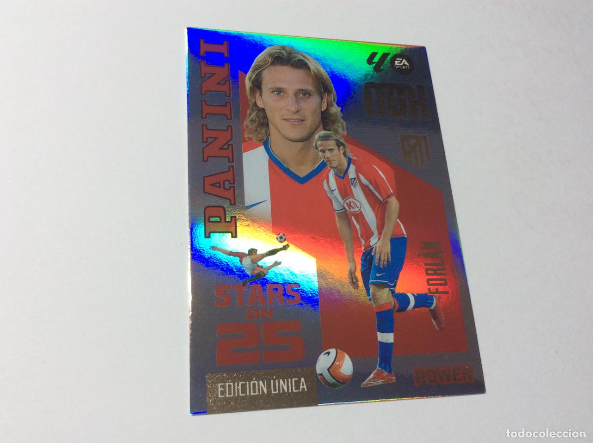 Cromos de f&uacute;tbol: 439 FORLAN ATLETICO MADRID STARS ON 25 2026 2027 26 27 MGK Panini