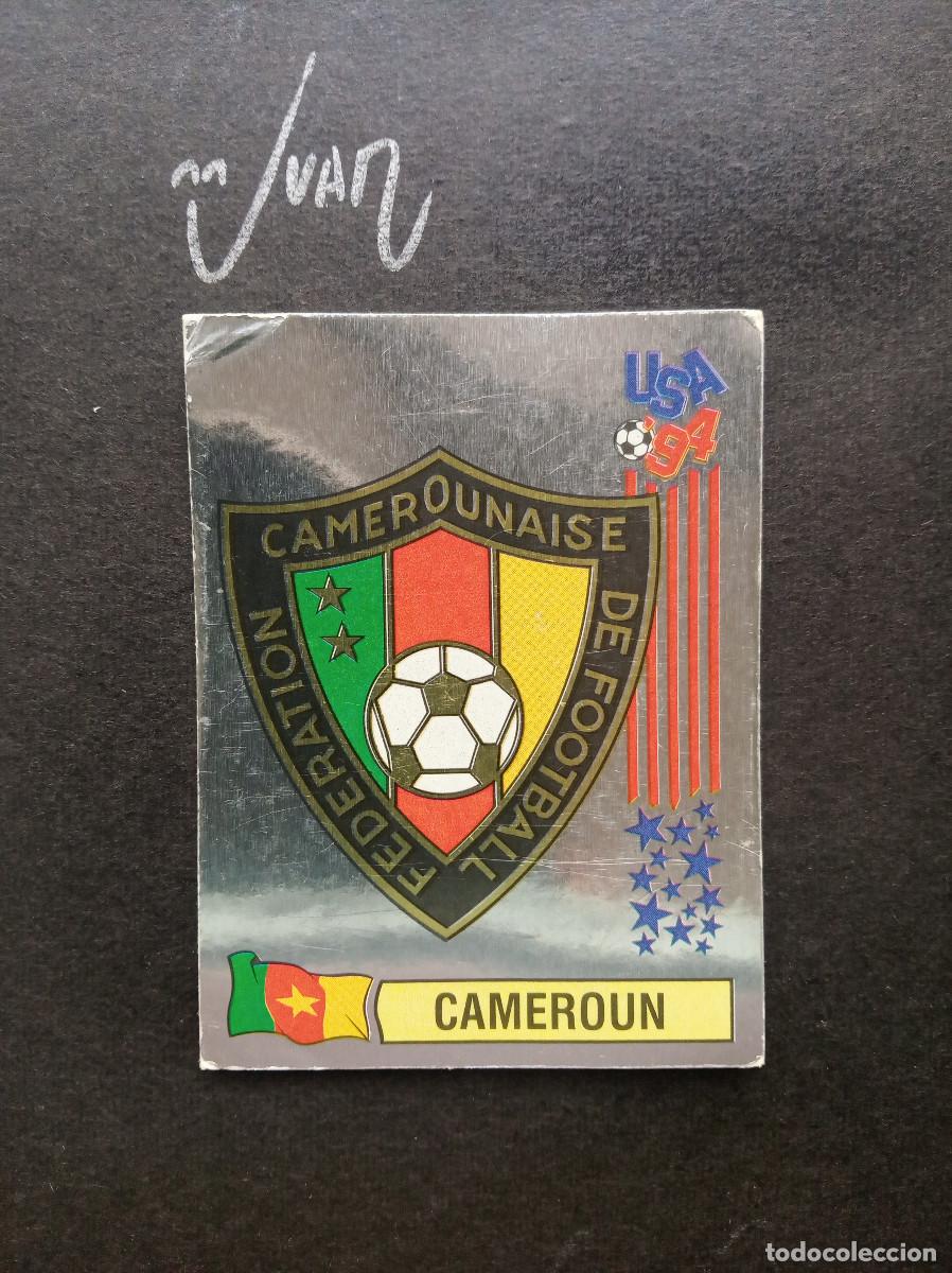 Cromos de f&uacute;tbol: N&ordm; 134 ESCUDO PLATEADO CAMERUN ⚽ PANINI &reg; MUNDIAL 1994 WORLD CUP USA 94 SIN PEGAR NUNCA PEGADO