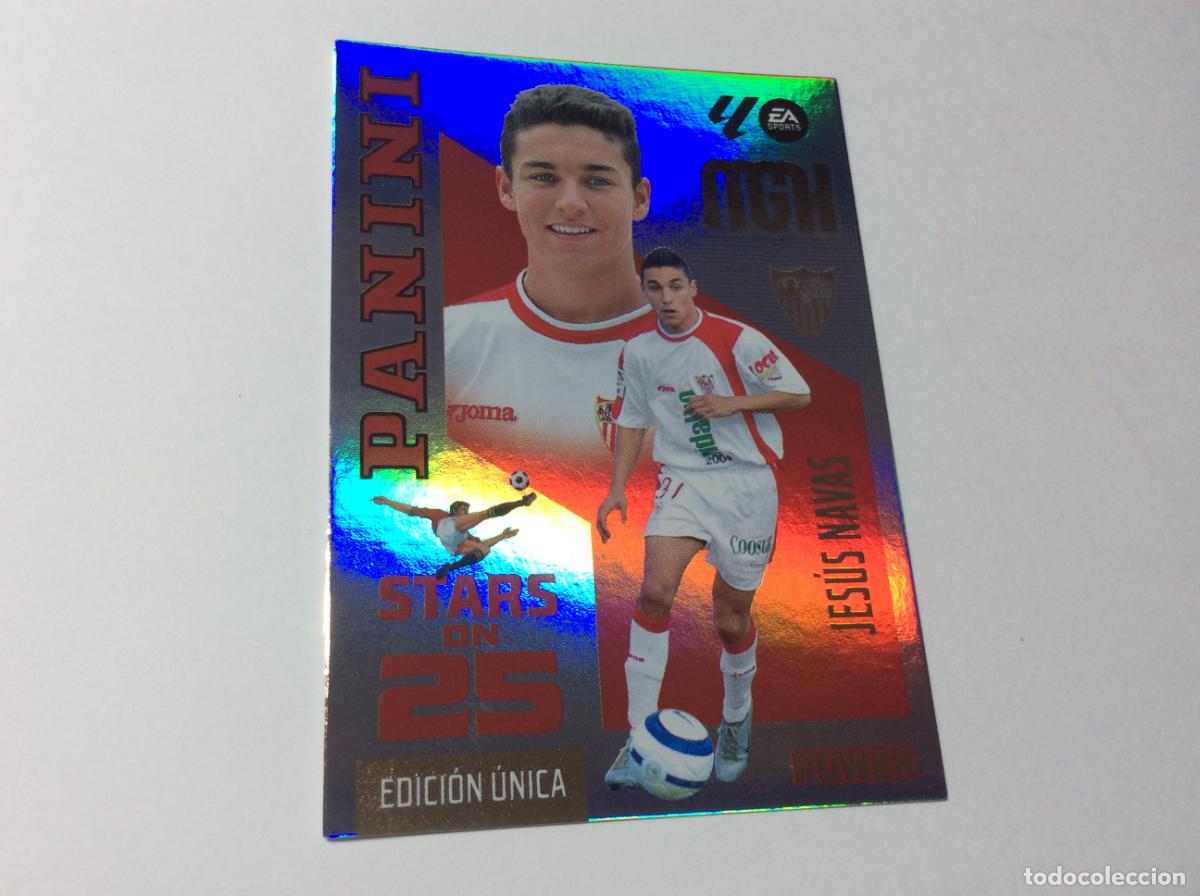 Cromos de f&uacute;tbol: 437 JESUS NAVAS SEVILLA FC STARS ON 25 2026 2027 26 27 MGK Panini