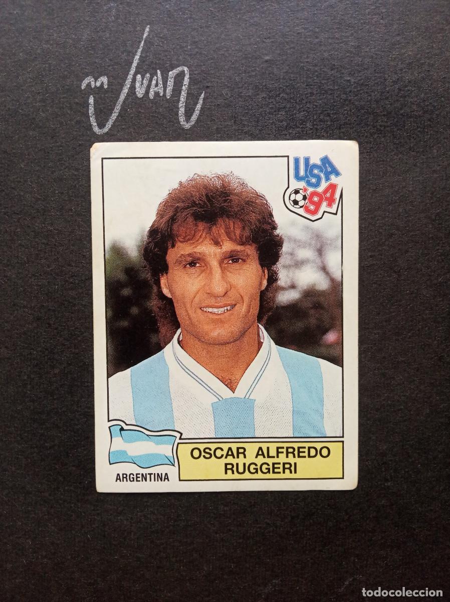 Cromos de f&uacute;tbol: N&ordm; 248 RUGGERI ARGENTINA REAL MADRID ⚽ PANINI &reg; MUNDIAL 1994 WORLD CUP USA 94 SIN PEGAR NUNCA