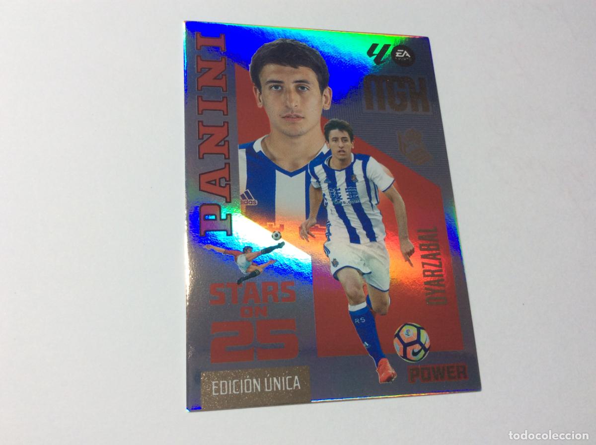 Cromos de f&uacute;tbol: 448 OYARZABAL REAL SOCIEDAD STARS ON 25 2026 2027 26 27 MGK Panini