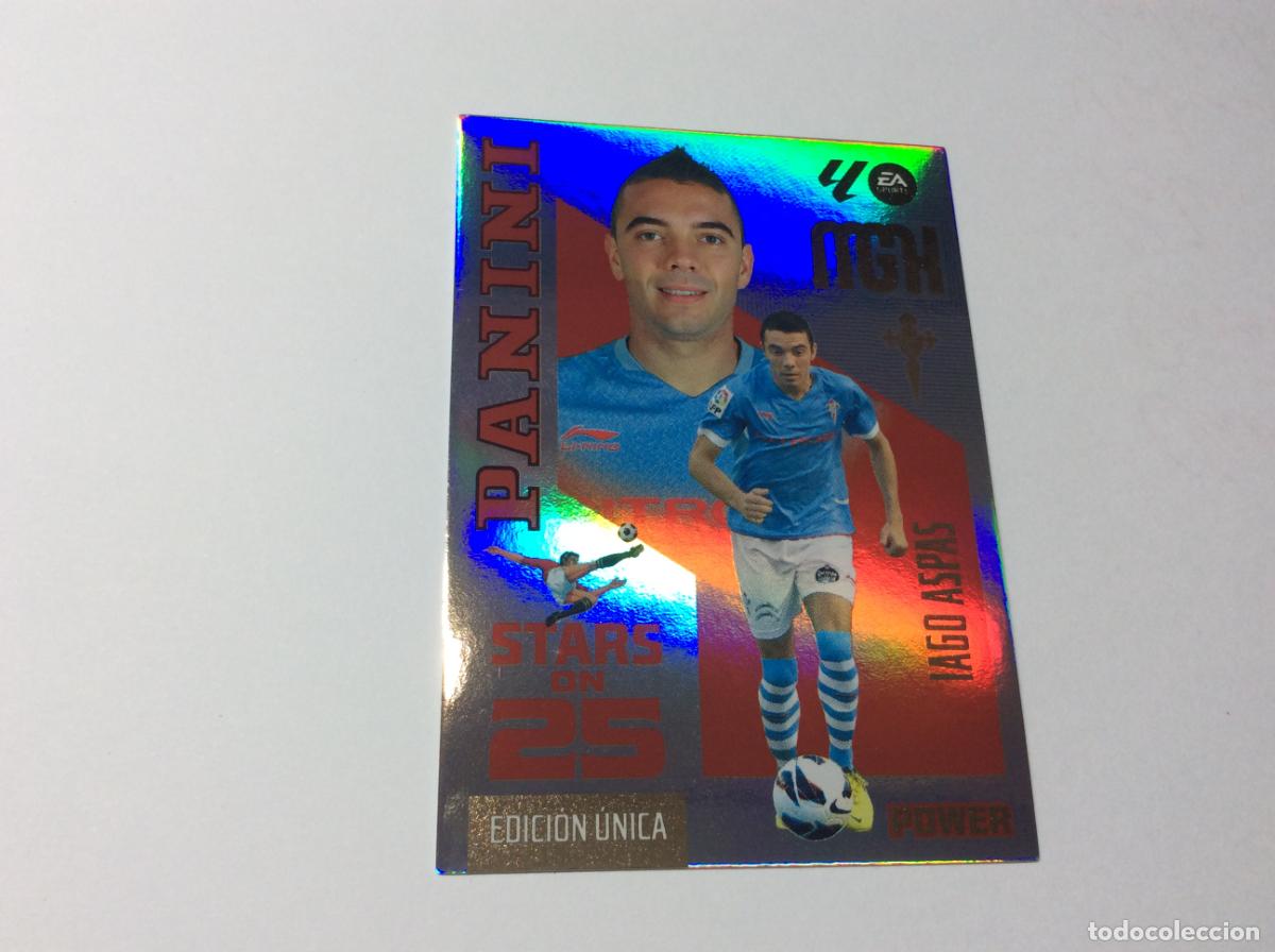 Cromos de f&uacute;tbol: 444 IAGO ASPAS CELTA VIGO STARS ON 25 2026 2027 26 27 MGK Panini