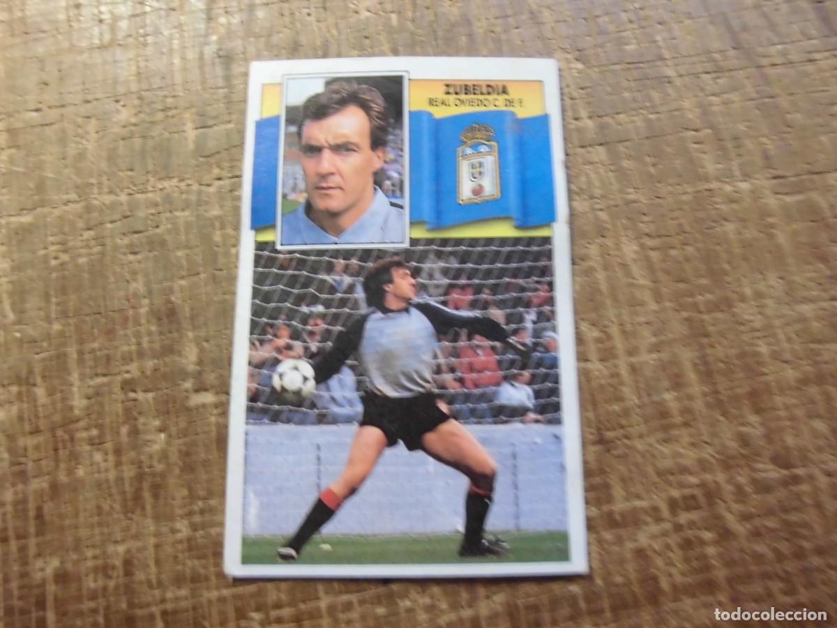Cromos de f&uacute;tbol: ZUBELDIA REAL OVIEDO LIGA 90-91 EDICIONES ESTE CROMO RECUPERADO