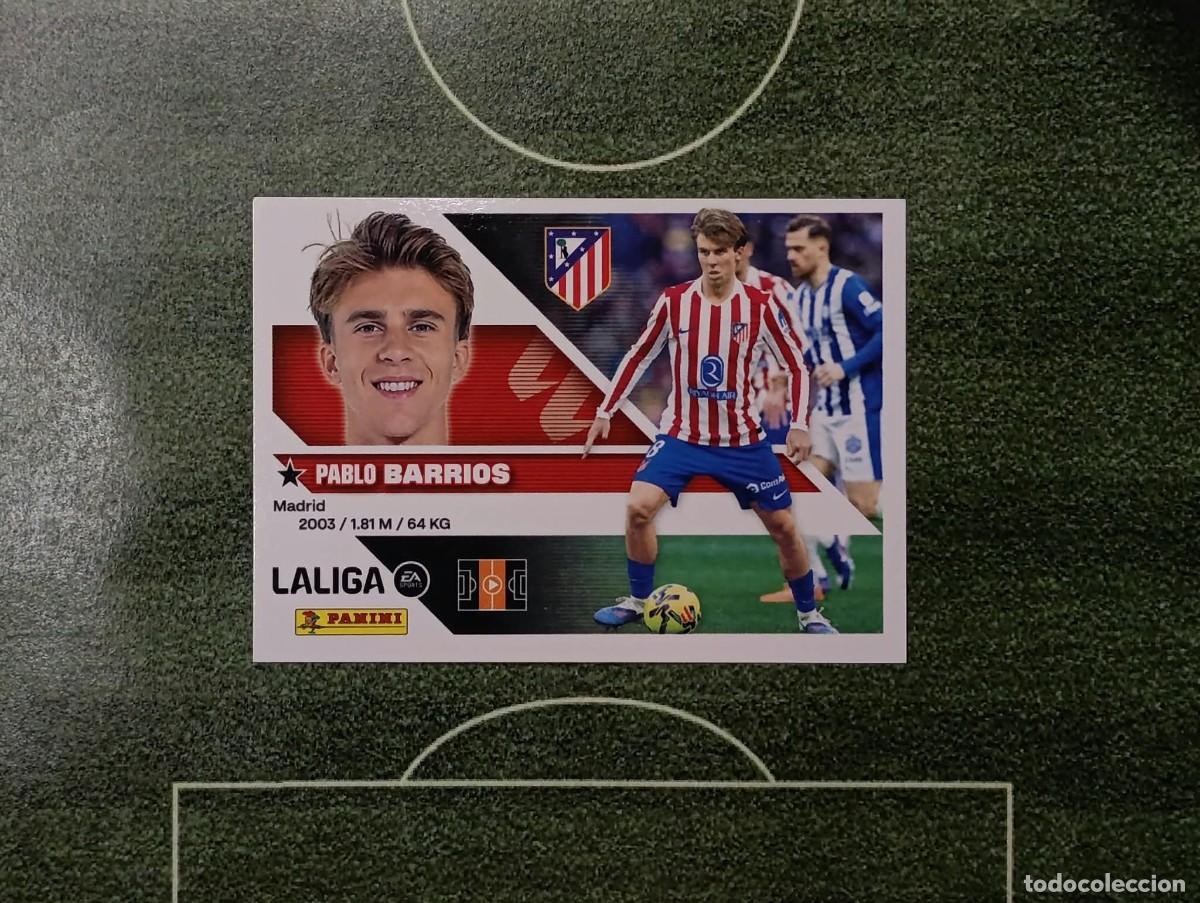 Cromos de f&uacute;tbol: LIGA ESTE 2026 2027 PABLO BARRIOS N&ordm;12 ATLETICO DE MADRID