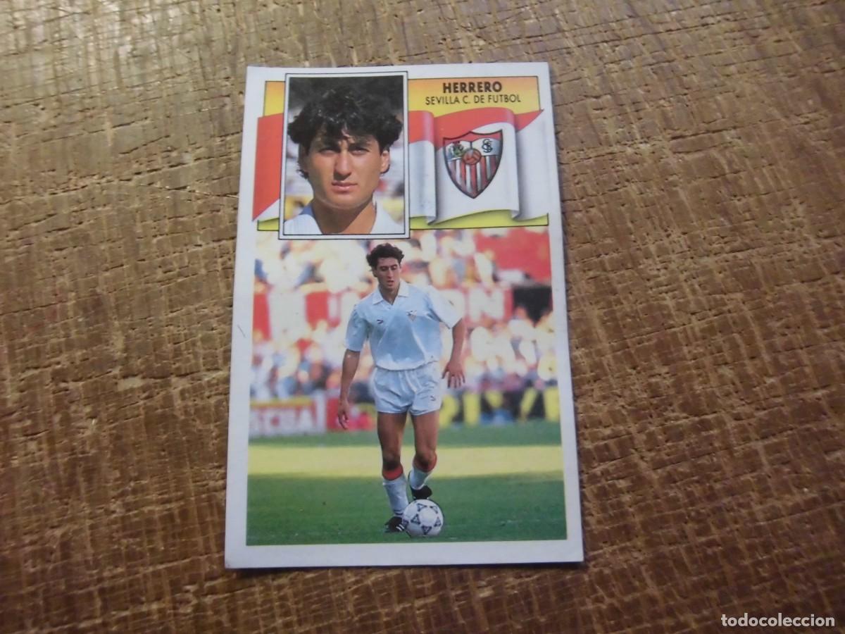 Football Stickers: HERRERO SEVILLA C.F. LIGA 90-91 EDICIONES ESTE CROMO RECUPERADO