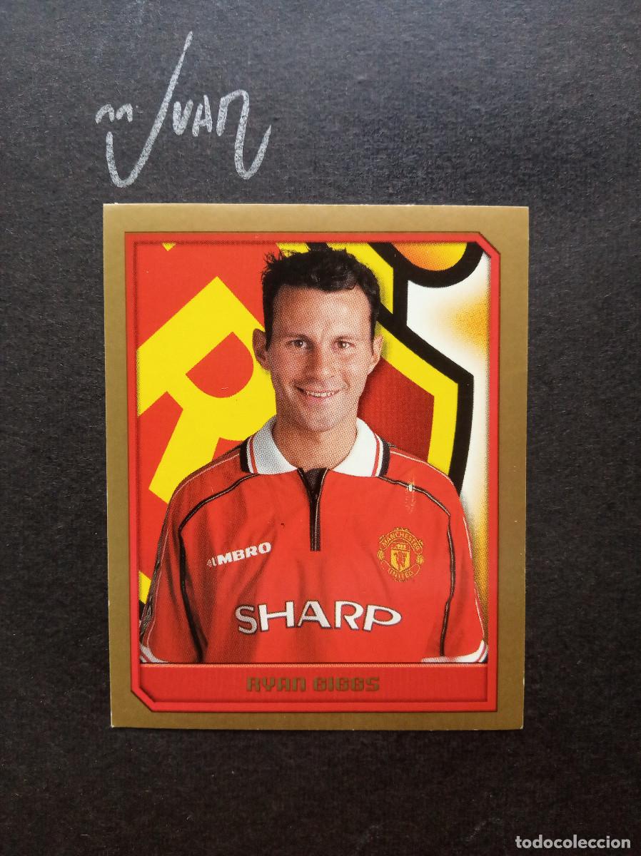 Football Stickers: 297 RYAN GIGGS MANCHESTER UNITED GALES ⚽ MERLIN &reg; PREMIER LEAGUE 1999 2000 99 00 SIN PEGAR NUNCA