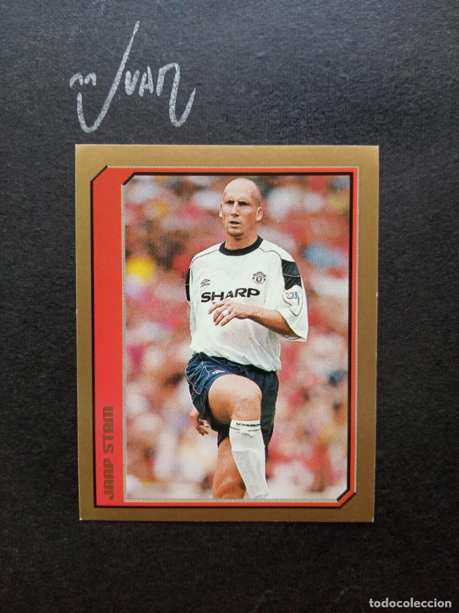 Football Stickers: N&ordm; 302 JAAP STAM MANCHESTER UNITED HOLANDA ⚽ MERLIN &reg; PREMIER LEAGUE 1999 2000 99 00 SIN PEGAR NUNCA