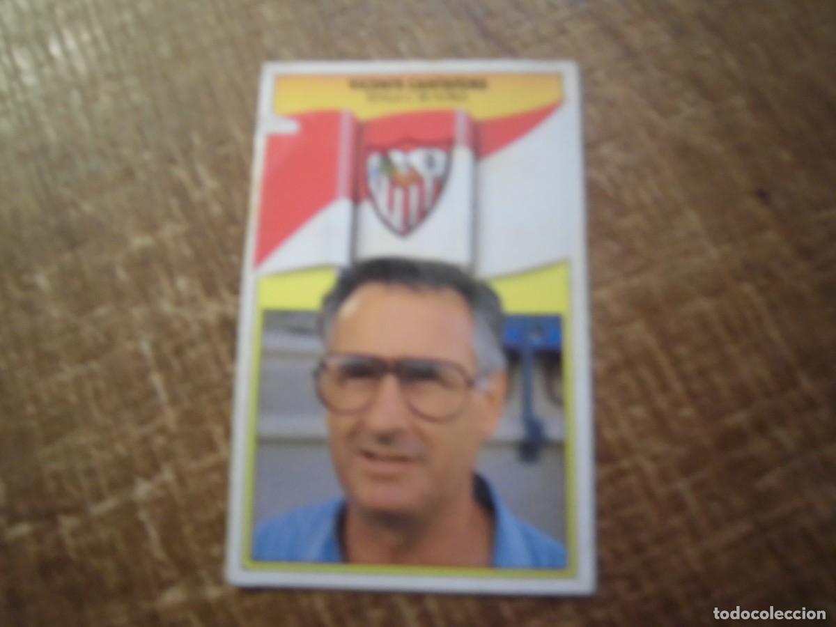 Cartes &agrave; collectionner de Football: VICENTE CANTATORE SEVILLA C.F. LIGA 90-91 EDICIONES ESTE CROMO RECUPERADO