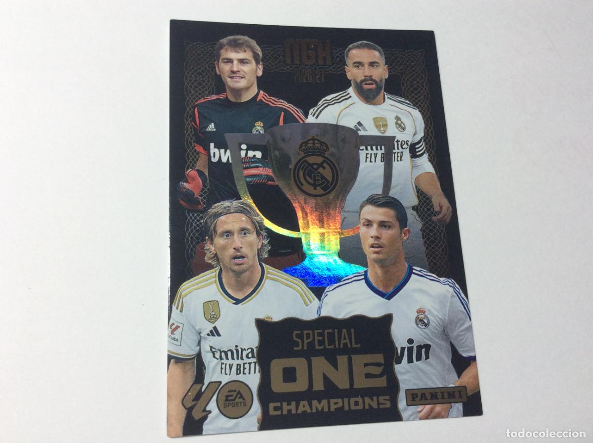 Cartes &agrave; collectionner de Football: REAL MADRID SPECIAL ONE CHAMPIONS 2026 2027 26 27 MGK Panini
