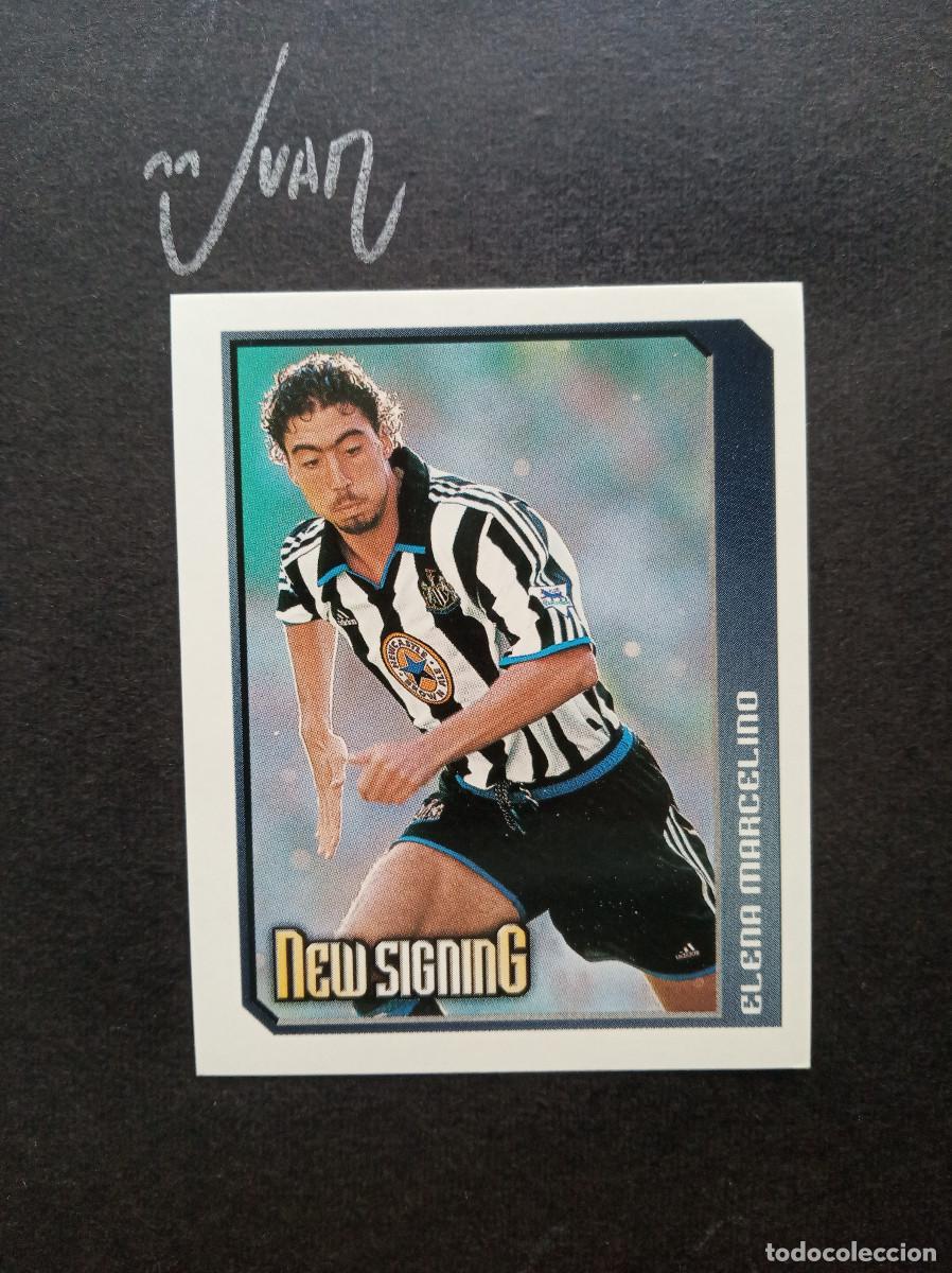 Cartes &agrave; collectionner de Football: 335 FICHAJE MARCELINO NEWCASTLE ESPA&Ntilde;A SPORTING ⚽ MERLIN &reg; PREMIER LEAGUE 1999 2000 99 00 SIN PEGAR