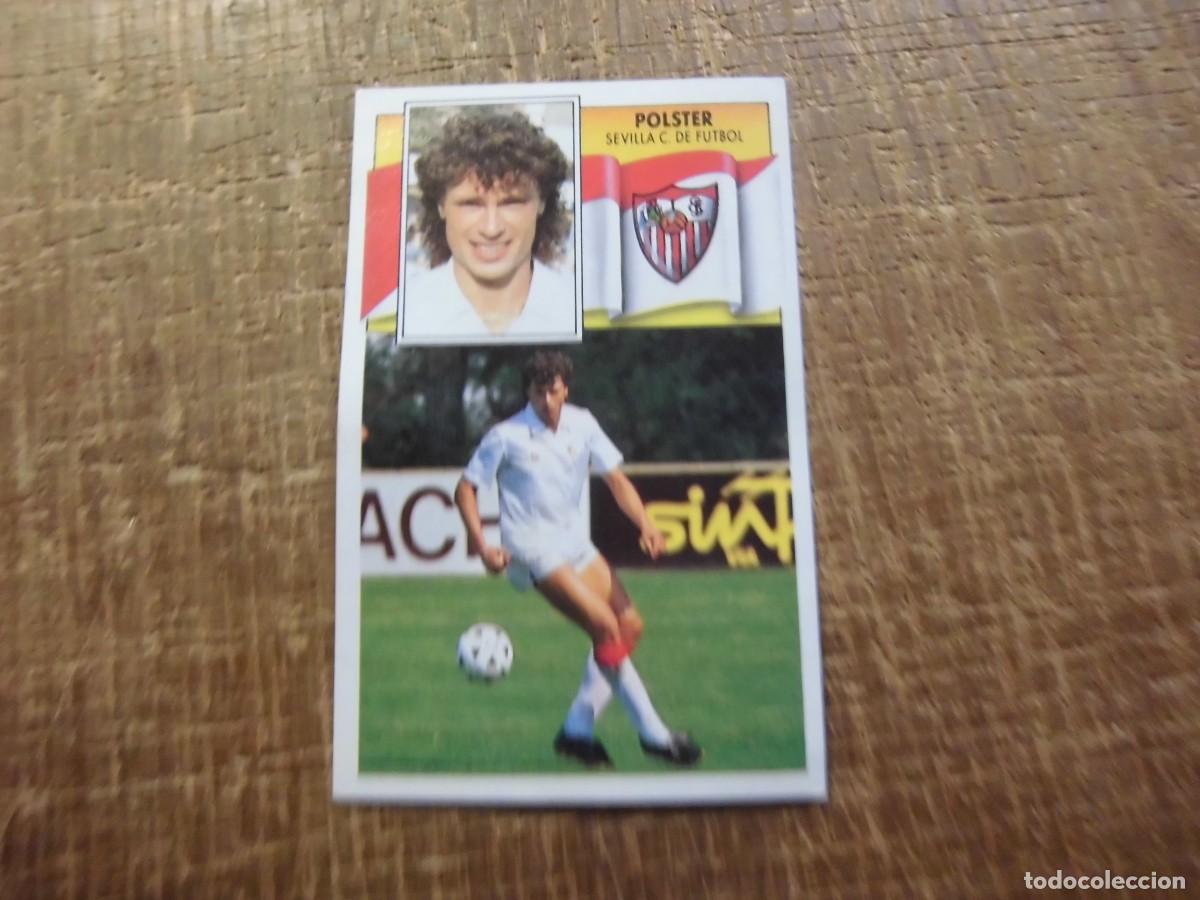 Cromos de f&uacute;tbol: POLSTER SEVILLA C.F. LIGA 90-91 EDICIONES ESTE CROMO RECUPERADO