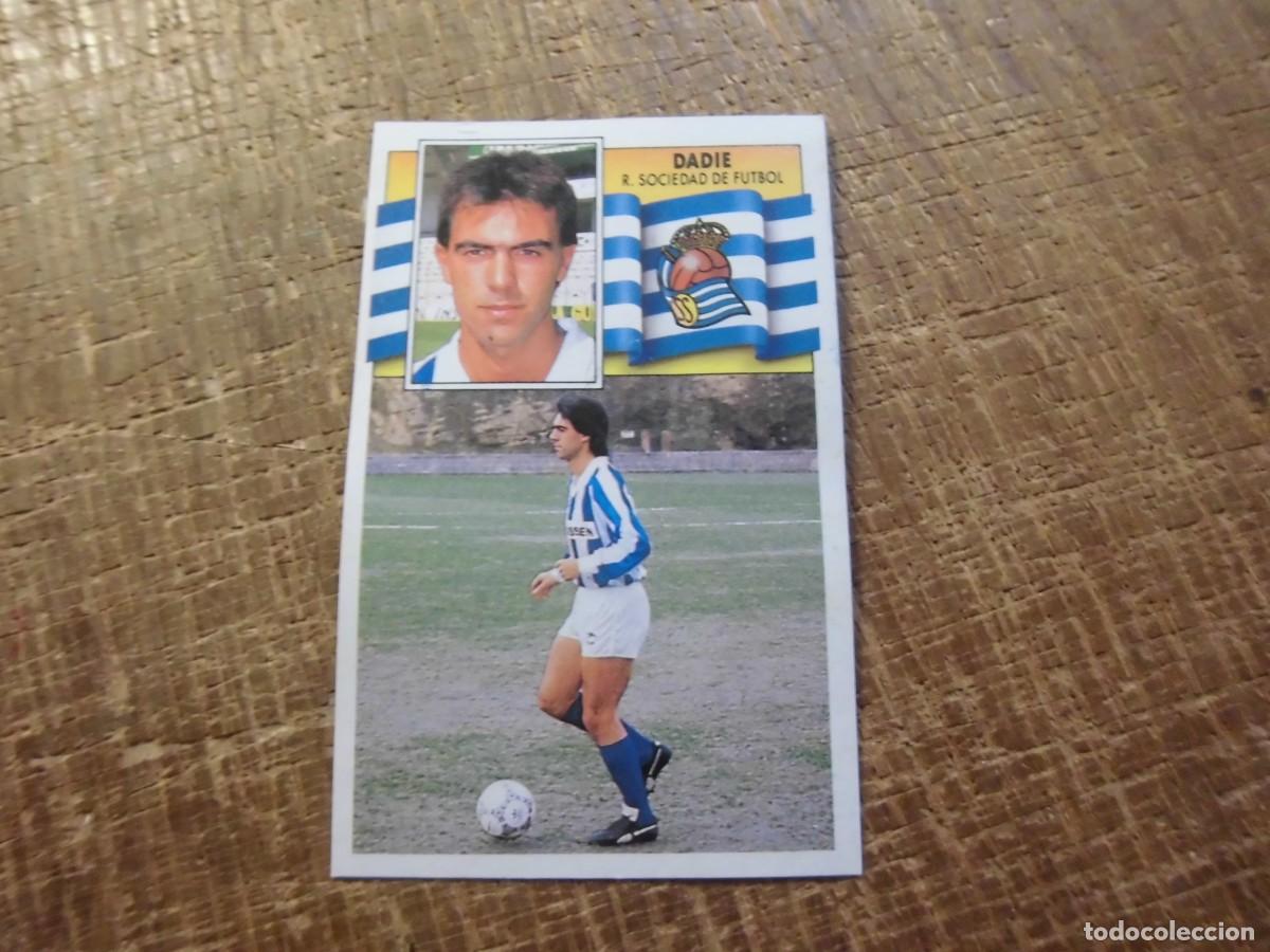 Cromos de f&uacute;tbol: DADIE REAL SOCIEDAD LIGA 90-91 EDICIONES ESTE CROMO RECUPERADO