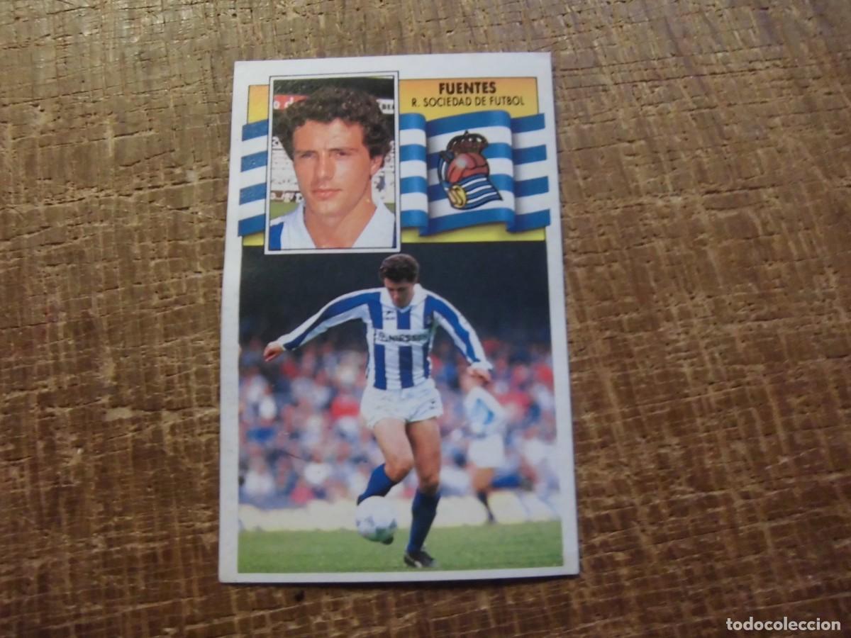 Cromos de f&uacute;tbol: FUENTES REAL SOCIEDAD LIGA 90-91 EDICIONES ESTE CROMO RECUPERADO