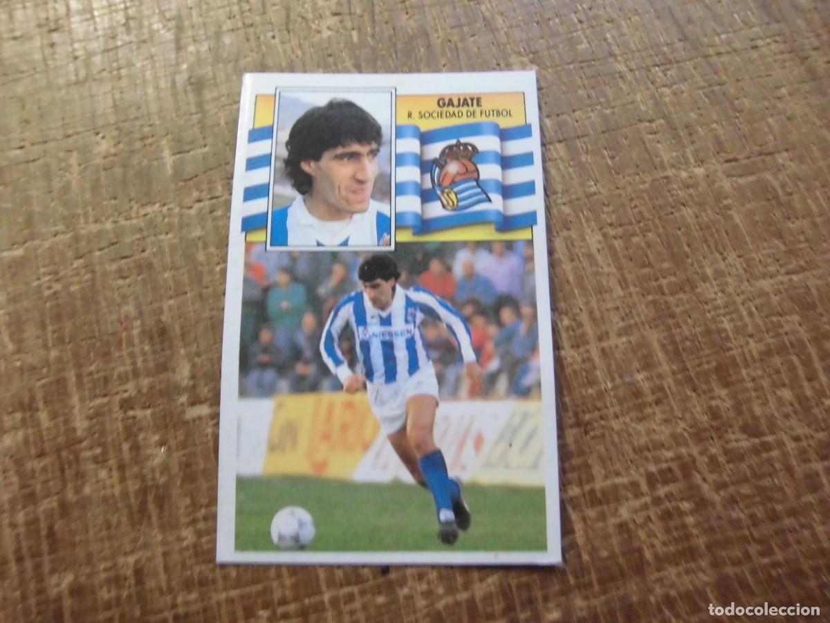 Fu&szlig;ball-Sticker: GAJATE REAL SOCIEDAD LIGA 90-91 EDICIONES ESTE CROMO RECUPERADO
