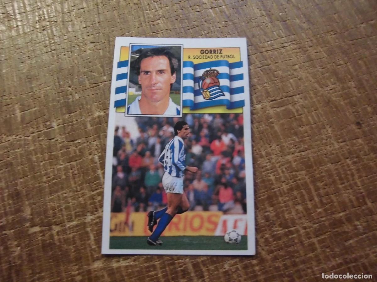 Fu&szlig;ball-Sticker: G&Oacute;RRIZ REAL SOCIEDAD LIGA 90-91 EDICIONES ESTE CROMO RECUPERADO