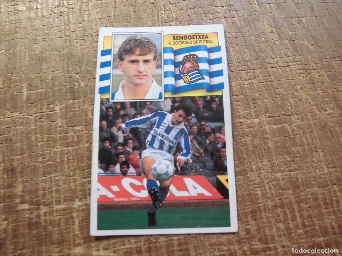 Cromos de f&uacute;tbol: BENGOETXEA REAL SOCIEDAD LIGA 90-91 EDICIONES ESTE CROMO RECUPERADO
