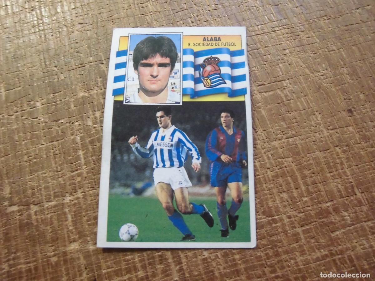 Fu&szlig;ball-Sticker: ALABA REAL SOCIEDAD LIGA 90-91 EDICIONES ESTE CROMO RECUPERADO