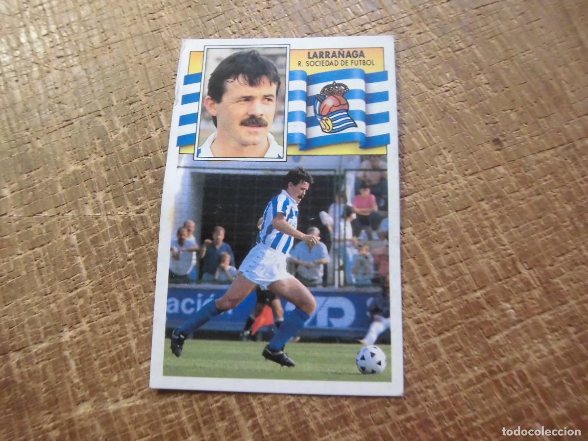 Fu&szlig;ball-Sticker: LARRA&Ntilde;AGA REAL SOCIEDAD LIGA 90-91 EDICIONES ESTE CROMO RECUPERADO