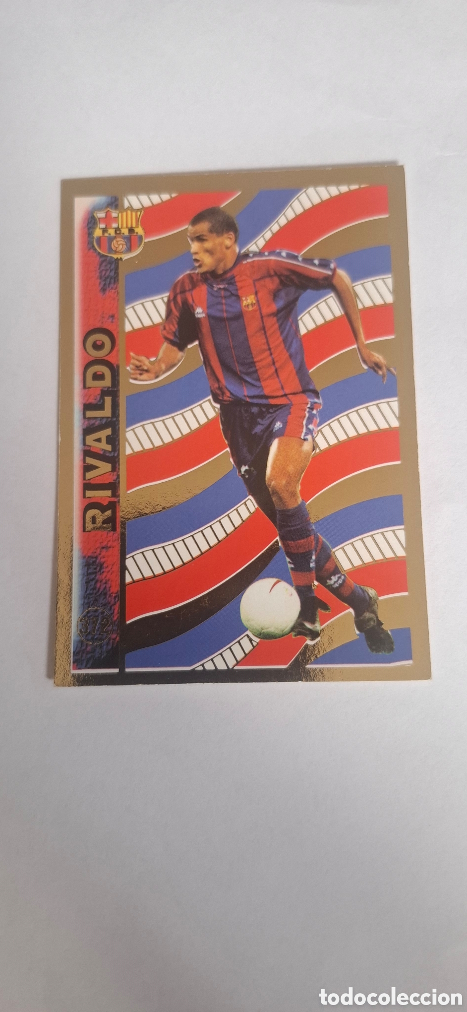 Cromos de f&uacute;tbol: Barcelona - N&ordm; 372 Rivaldo El Mejor 97-98 - Mundicromo Las Fichas de la Liga 1998-1999-98-99
