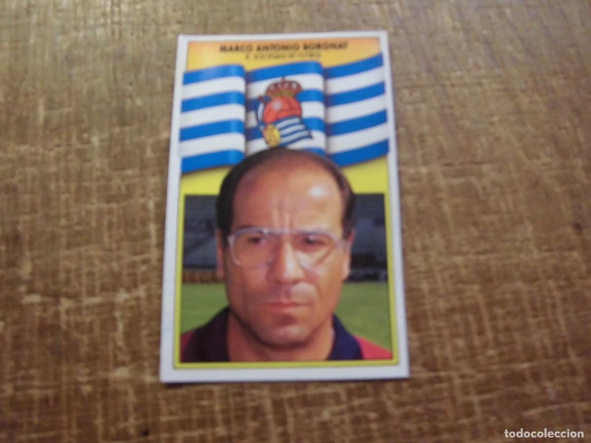 Cromos de f&uacute;tbol: BORONAT REAL SOCIEDAD LIGA 90-91 EDICIONES ESTE CROMO RECUPERADO