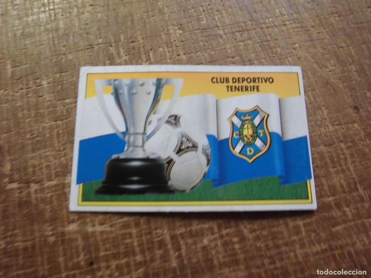 Cromos de f&uacute;tbol: ESCUDO TENERIFE LIGA 90-91 EDICIONES ESTE CROMO RECUPERADO