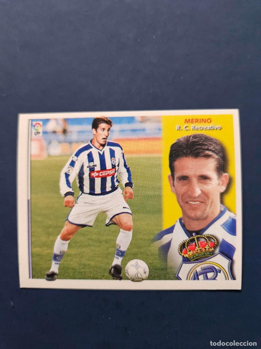 Cromos de f&uacute;tbol: MERINO RECREATIVO LIGA ESTE 02 03 2002 2003 SIN PEGAR NUNCA PEGADO