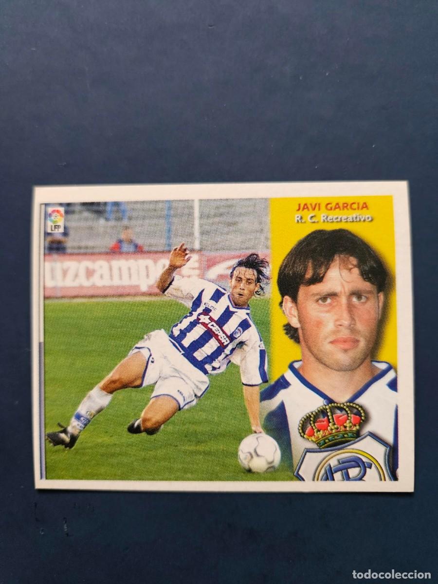 Cromos de f&uacute;tbol: JAVI GARCIA RECREATIVO LIGA ESTE 02 03 2002 2003 SIN PEGAR NUNCA PEGADO