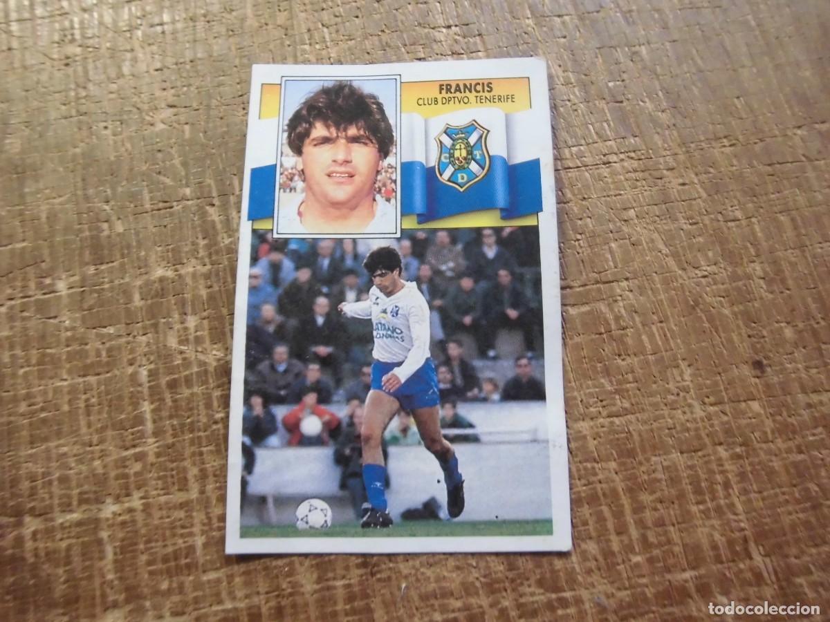 Cromos de f&uacute;tbol: FRANCIS TENERIFE LIGA 90-91 EDICIONES ESTE CROMO RECUPERADO