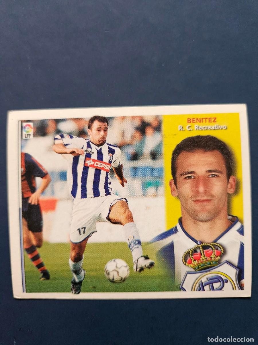 Cromos de f&uacute;tbol: BENITEZ RECREATIVO LIGA ESTE 02 03 2002 2003 SIN PEGAR NUNCA PEGADO