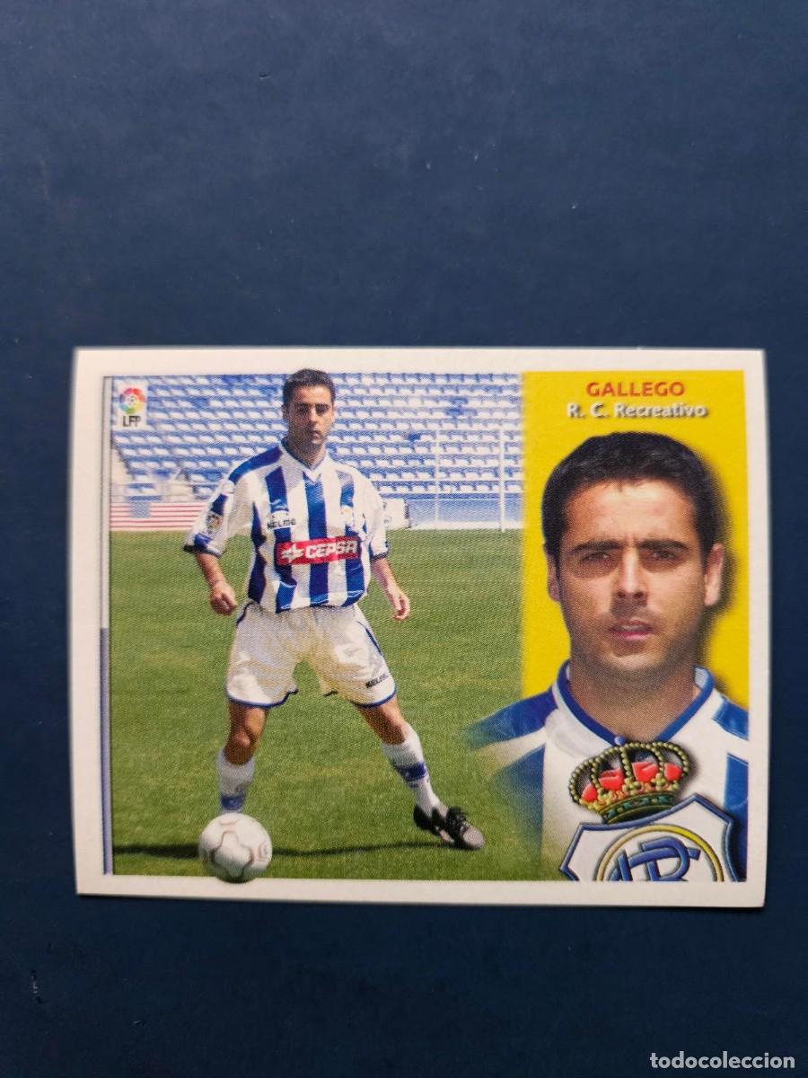 Cromos de f&uacute;tbol: GALLEGO RECREATIVO LIGA ESTE 02 03 2002 2003 SIN PEGAR NUNCA PEGADO