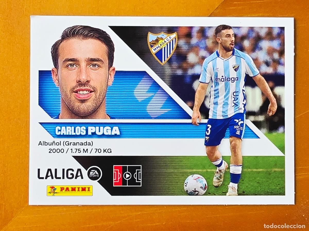 Cromos de Futebol: 5 Carlos Puga, M&aacute;laga CF, Panini Ediciones Liga Este 2026 2027 26 27 sin pegar