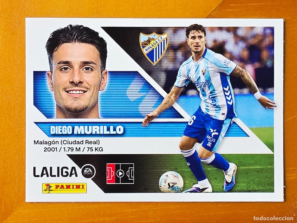 Cromos de Futebol: 6 Diego Murillo, M&aacute;laga CF, Panini Ediciones Liga Este 2026 2027 26 27 sin pegar