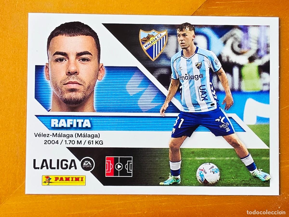 Fu&szlig;ball-Sticker: 9 Rafita, M&aacute;laga CF, Panini Ediciones Liga Este 2026 2027 26 27 sin pegar