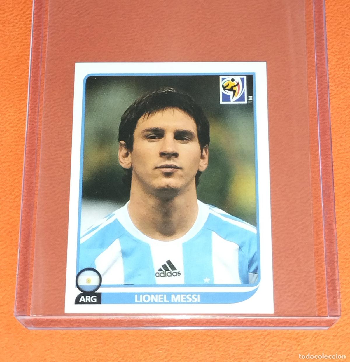 Fu&szlig;ball-Sticker: 122 LIONEL MESSI ARGENTINA STICKER MUNDIAL FUTBOL FIFA WORLD CUP SOUTH AFRICA 2010 PANINI