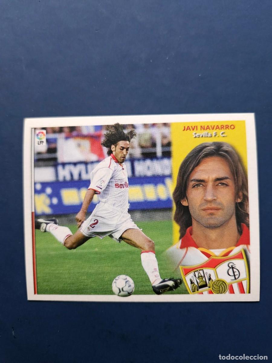 Football Stickers: JAVI NAVARRO SEVILLA LIGA ESTE 02 03 2002 2003 SIN PEGAR NUNCA PEGADO