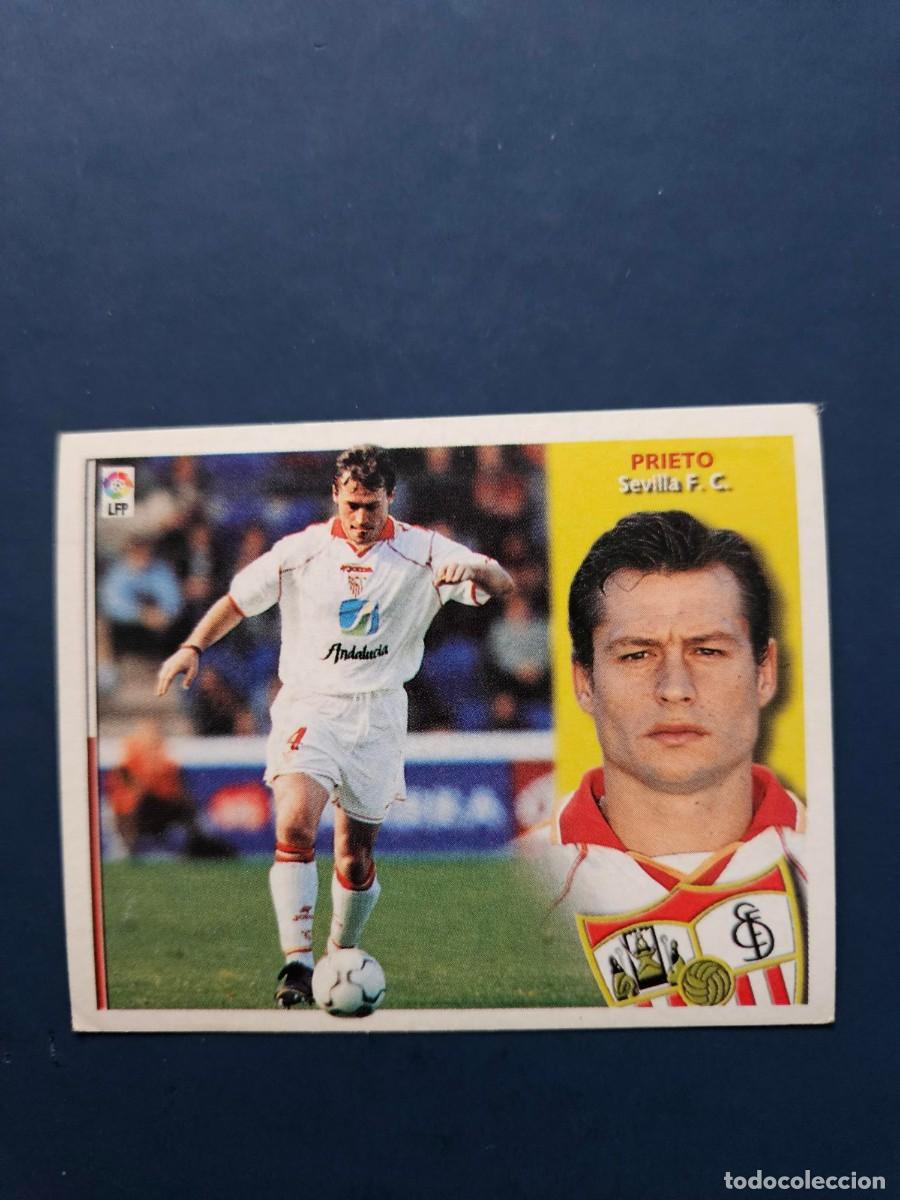 Figurine di Calcio: PRIETO SEVILLA LIGA ESTE 02 03 2002 2003 SIN PEGAR NUNCA PEGADO