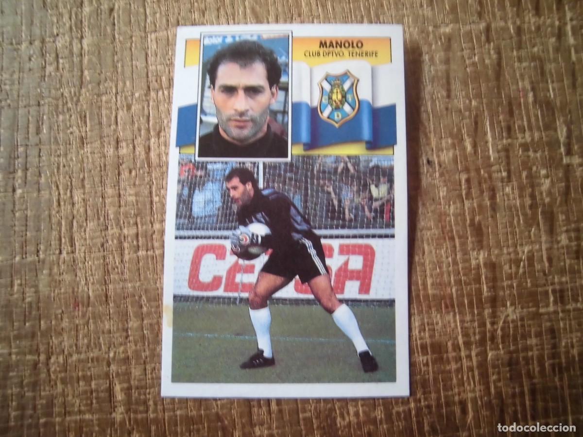 Figurine di Calcio: MANOLO TENERIFE LIGA 90-91 EDICIONES ESTE CROMO RECUPERADO