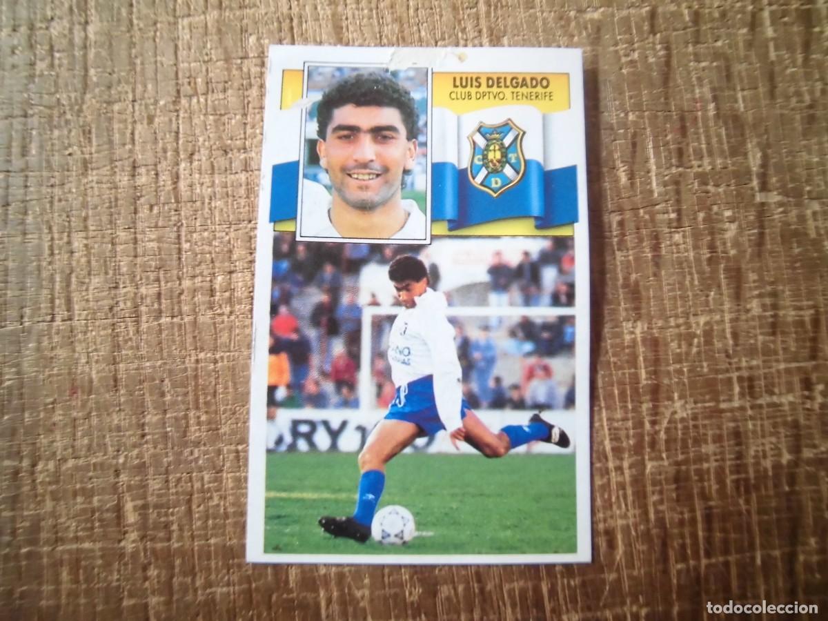Figurine di Calcio: LUIS DELGADO TENERIFE LIGA 90-91 EDICIONES ESTE CROMO RECUPERADO