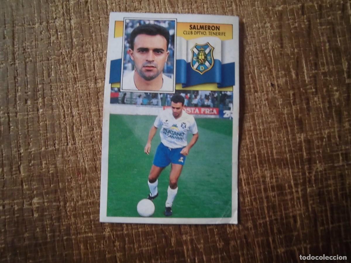 Figurine di Calcio: SALMER&Oacute;N TENERIFE LIGA 90-91 EDICIONES ESTE CROMO RECUPERADO