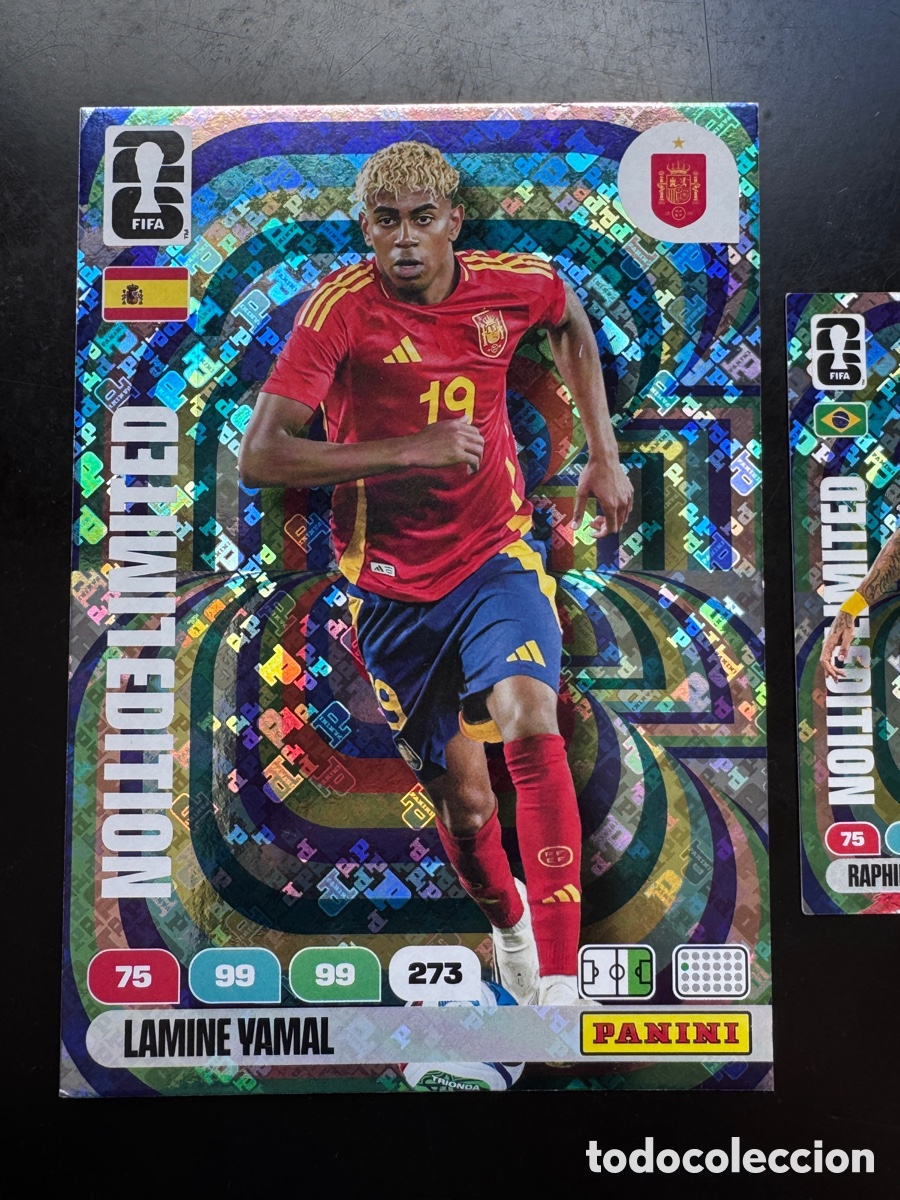 Football Stickers: Lamine Yamal XXL Edici&oacute;n Limtada Espa&ntilde;a Mundial 2026