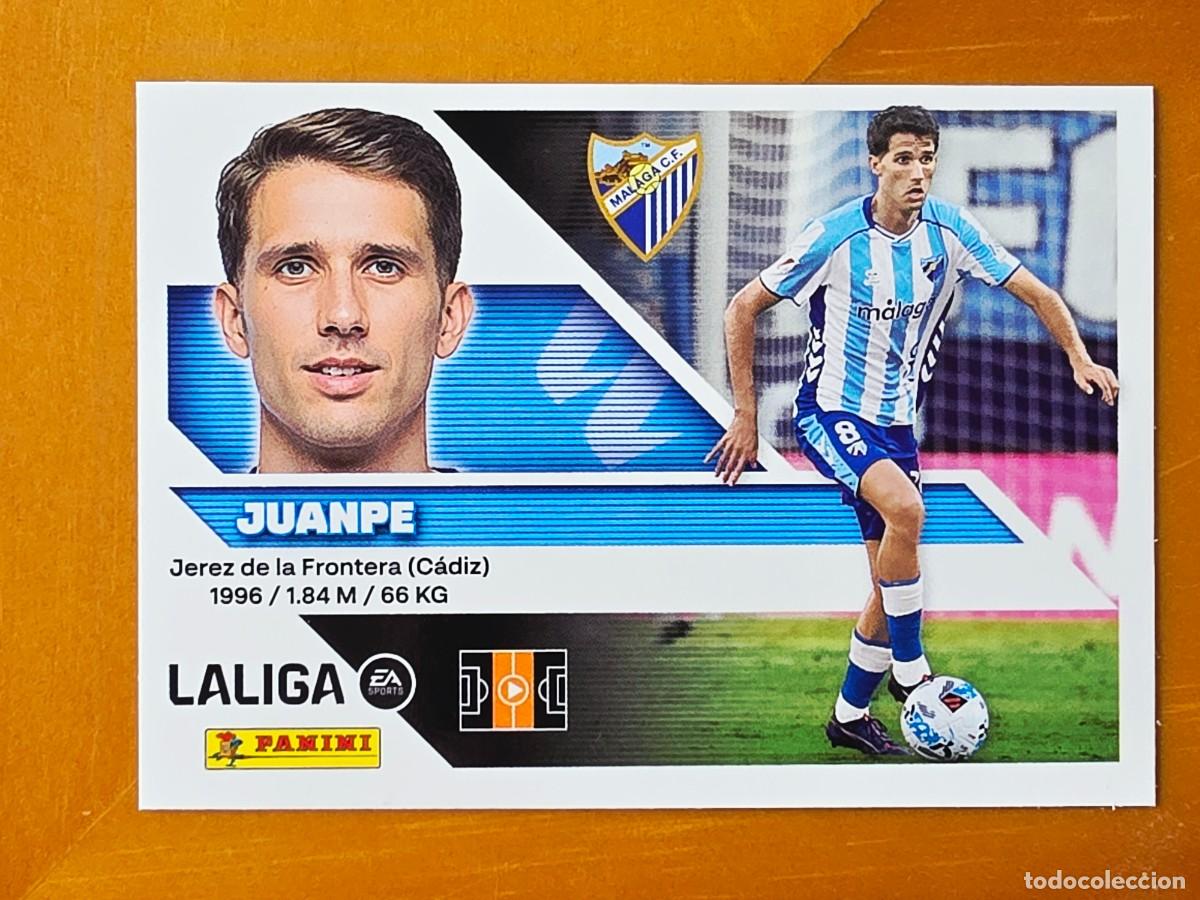 Football Stickers: 13B Juanpe, M&aacute;laga CF, Panini Ediciones Liga Este 2026 2027 26 27 sin pegar