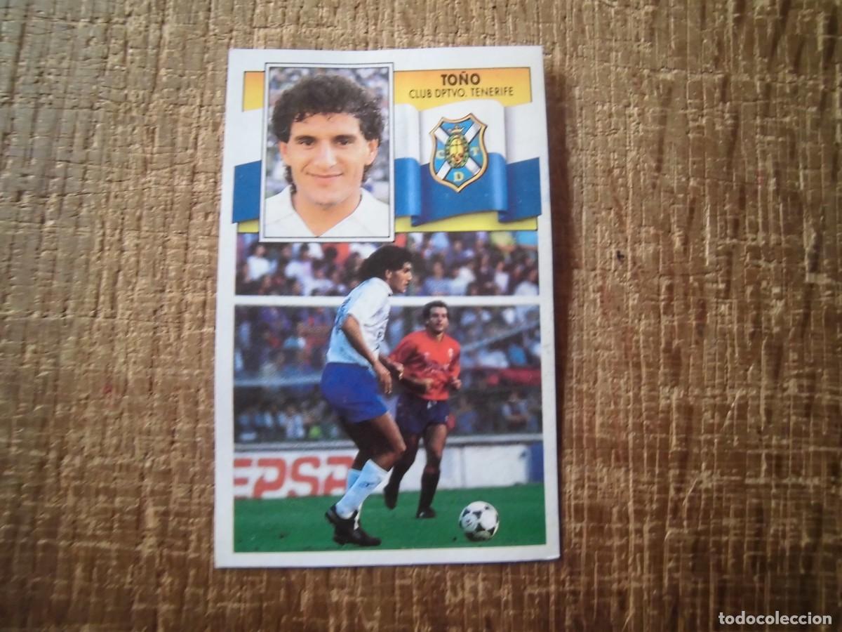 Cromos de f&uacute;tbol: TO&Ntilde;O TENERIFE LIGA 90-91 EDICIONES ESTE CROMO RECUPERADO
