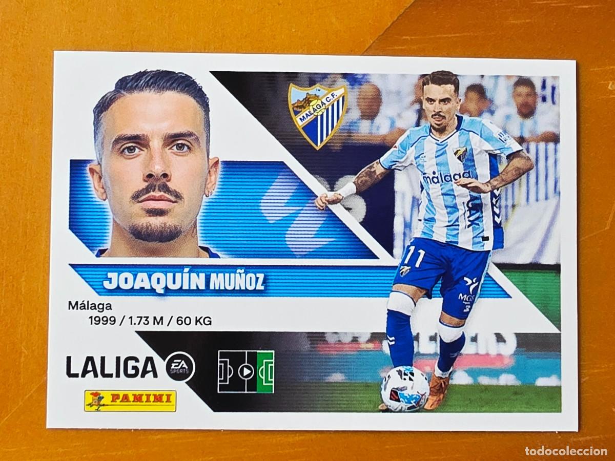 Cromos de Futebol: 19 Joaqu&iacute;n Mu&ntilde;oz, M&aacute;laga CF, Panini Ediciones Liga Este 2026 2027 26 27 sin pegar