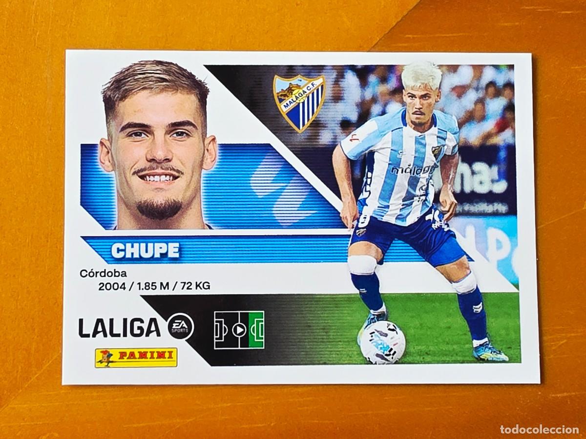 Cromos de Futebol: 20 Chupe, M&aacute;laga CF, Panini Ediciones Liga Este 2026 2027 26 27 sin pegar