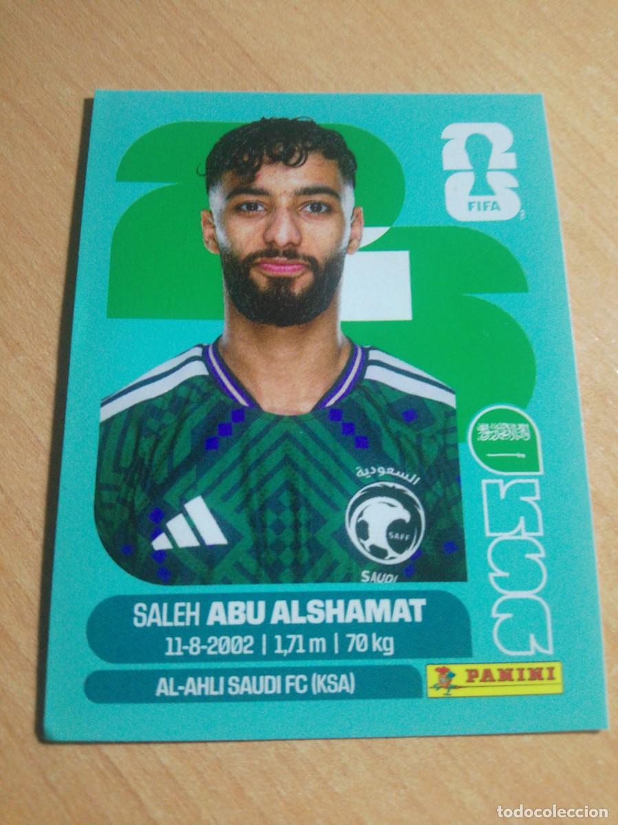 Cromos de Futebol: ABU ALSHAMAT ARABIA SAUD&Iacute; KSA 14 MUNDIAL FIFA WORLD CUP 2026 26 PANINI STICKERS NUEVO