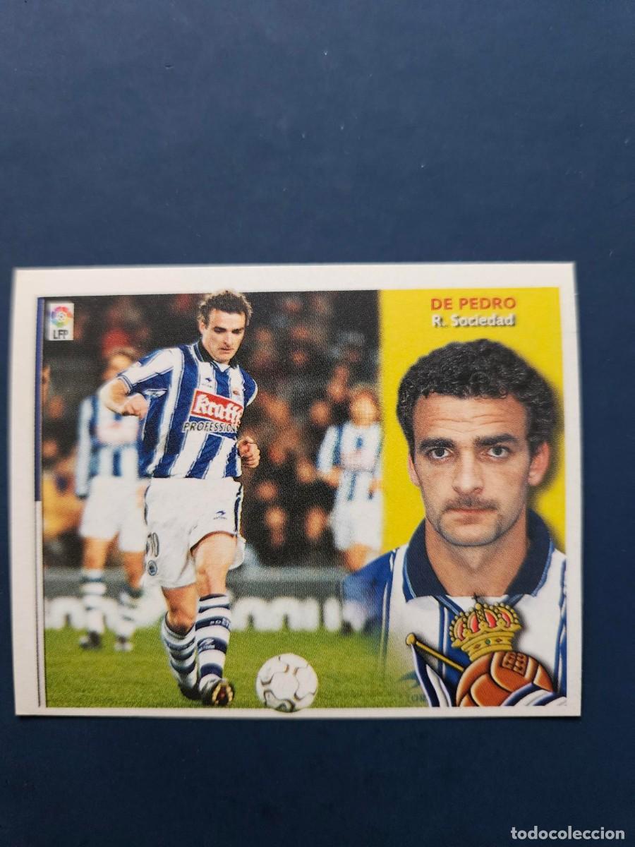 Fu&szlig;ball-Sticker: DE PEDRO REAL SOCIEDAD LIGA ESTE 02 03 2002 2003 SIN PEGAR NUNCA PEGADO