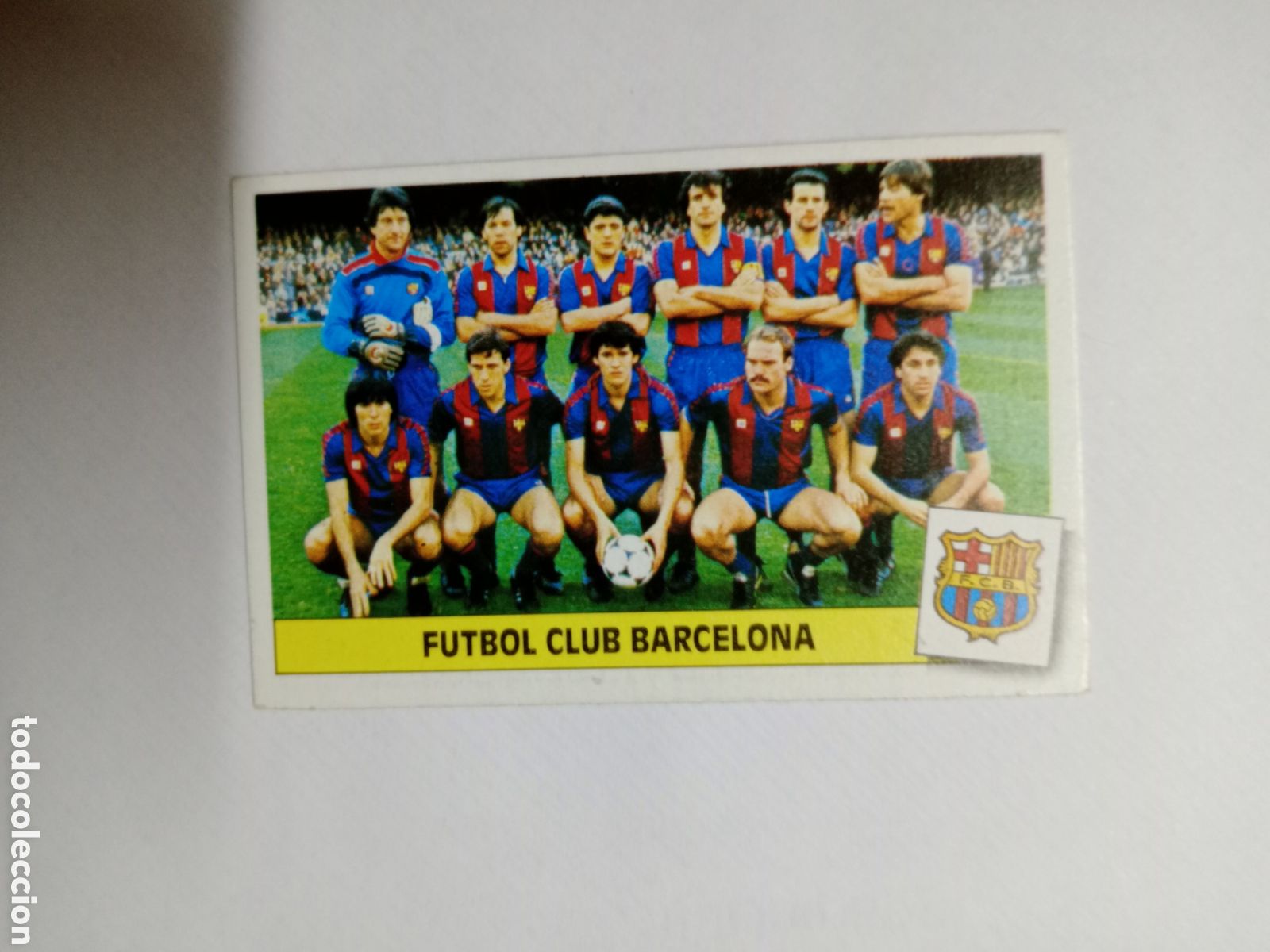 Cromos de Futebol: ESTE 86-87 CROMO NUEVO NUNCA PEGADO EN PERFECTO ESTADO ALINEACION BARCELONA